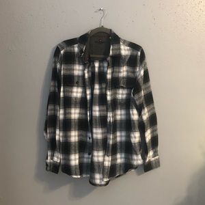 Black and white flannel